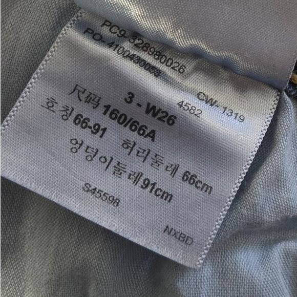 Denizen from Levis High Rise Jegging Distressed Medium Wash Blue Jeans Sz 3 W26 - Picture 4 of 12